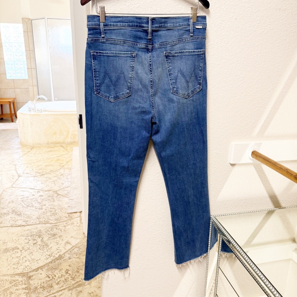 NEW MOTHER The Hustler Ankle Fray Jeans Healing Jar 34 NWOT - Picture 9 of 9